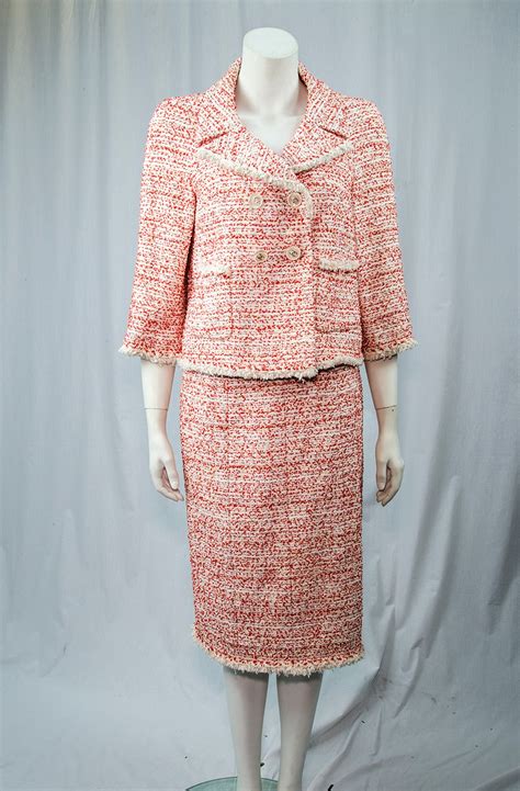 used chanel suits for sale|vintage Chanel tweed suit.